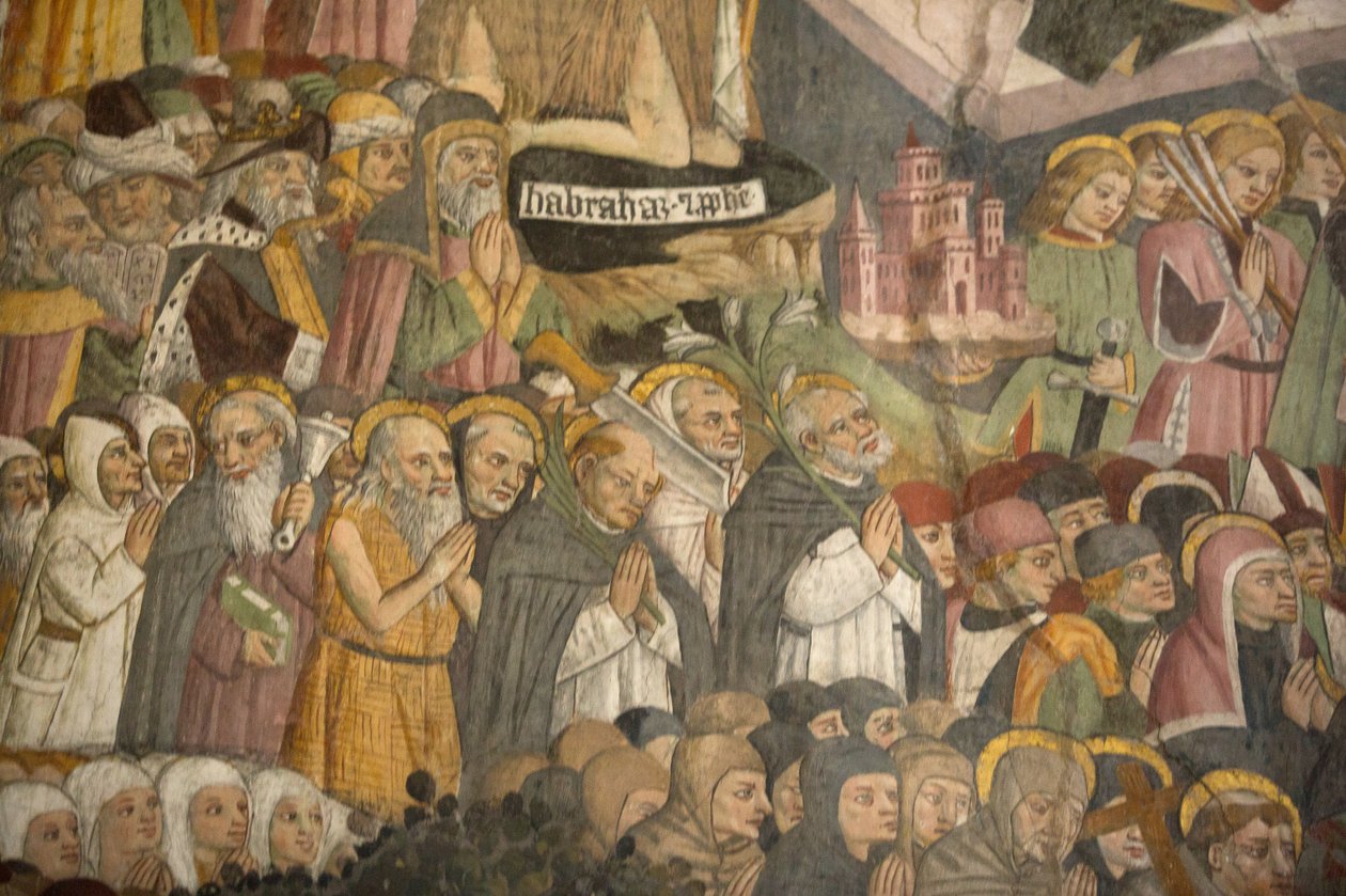 Laatste Oordeel, ca. 1492 (detail) door Giovanni Canavesio