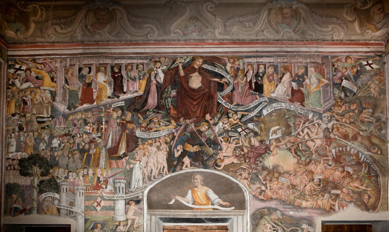 Laatste Oordeel, ca. 1492 door Giovanni Canavesio