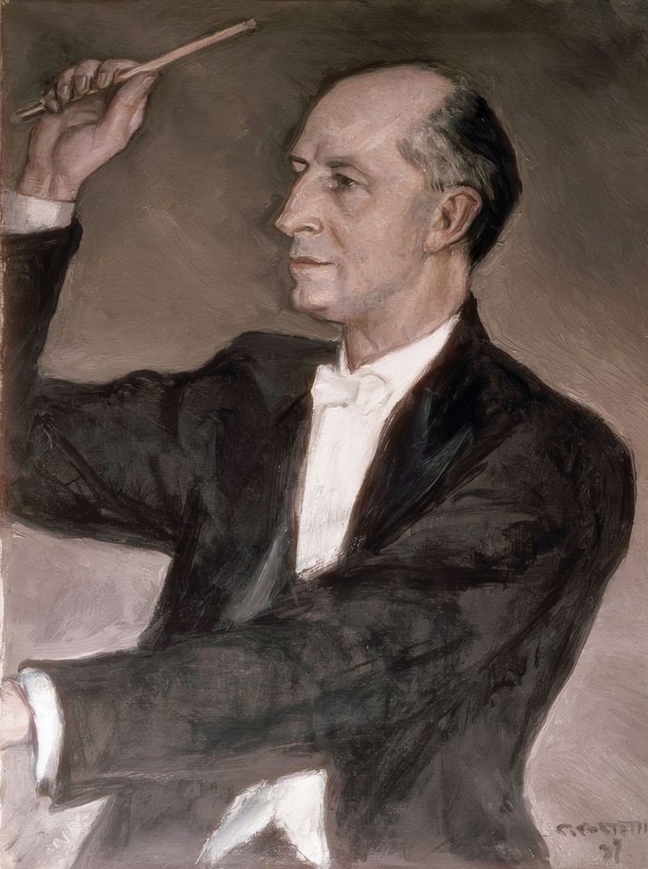 Carl Adolph Schuricht door Giovanni Costetti