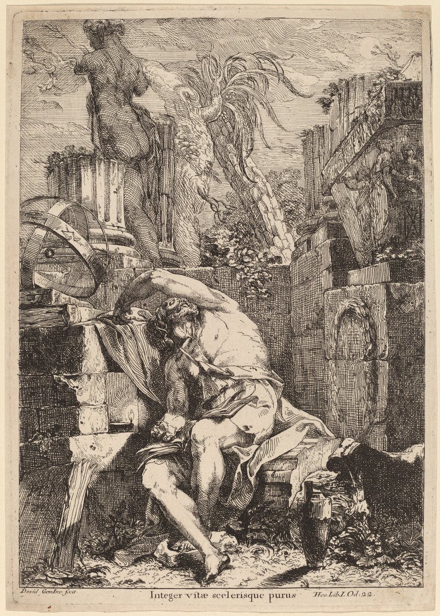 Democritus door Giovanni David