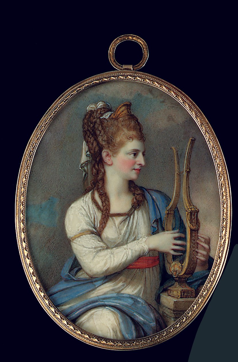 Sara Gustava Adelaide Schwan door Giovanni Domenico Bossi