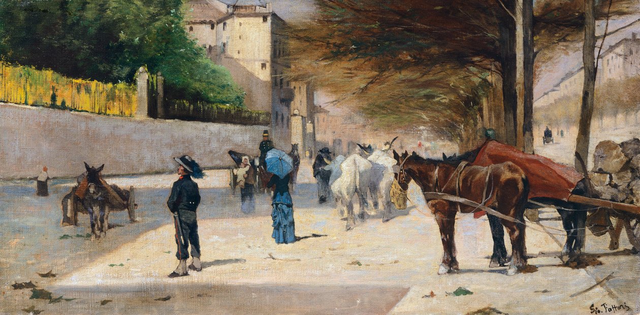 Prins Amedeo Avenue door Giovanni Fattori