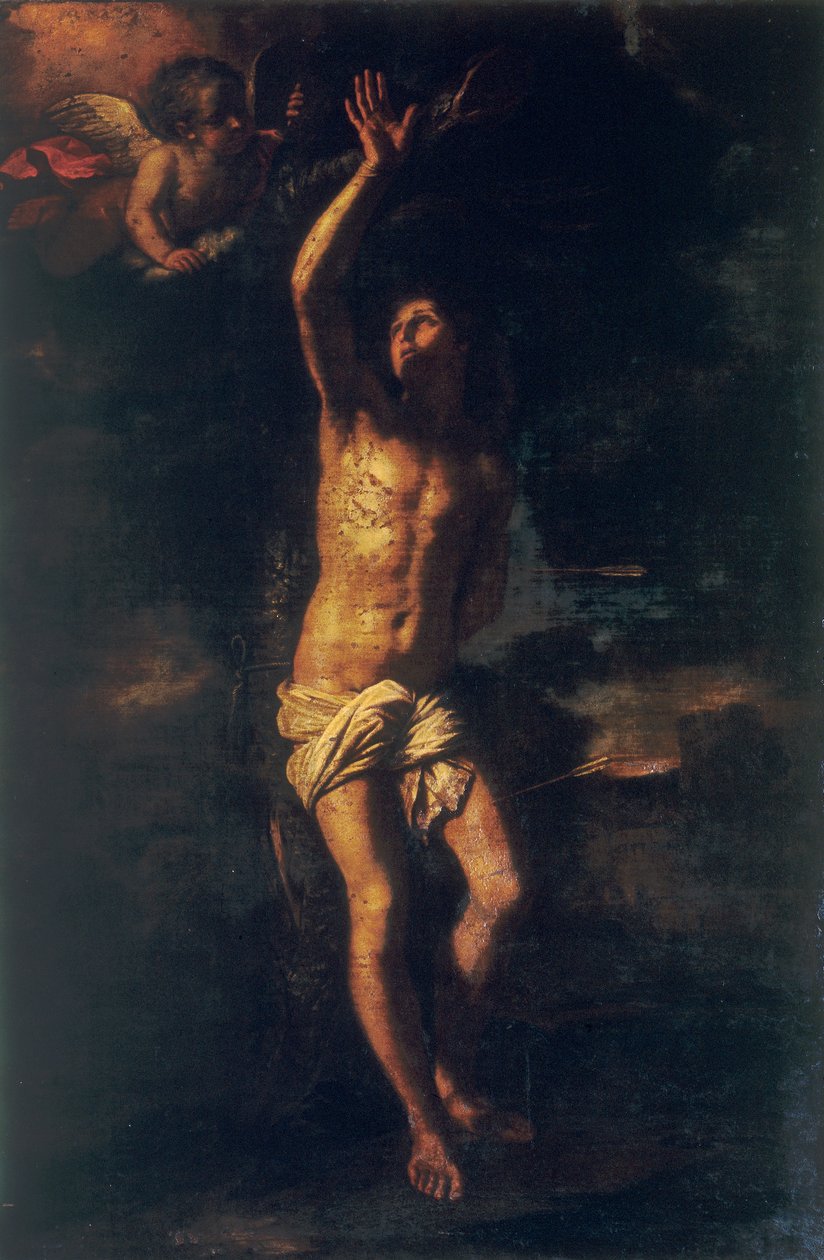 St. Sebastiaan door Giovanni Francesco Barbieri