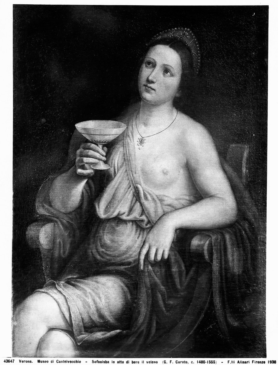 Sophonisbe door Giovanni Francesco Caroto