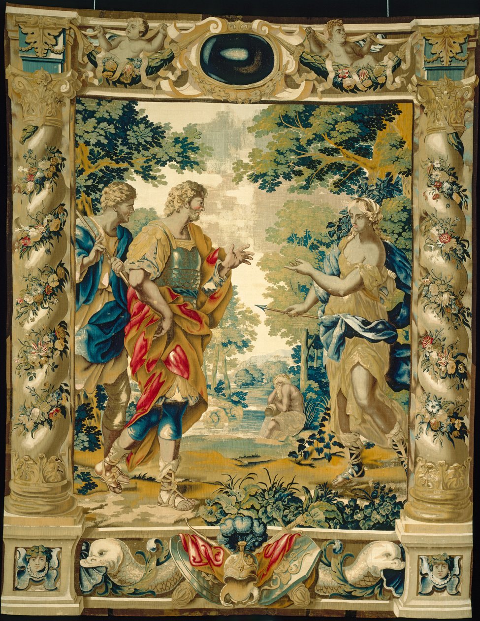 Dido en Aeneas door Giovanni Francesco Romanelli