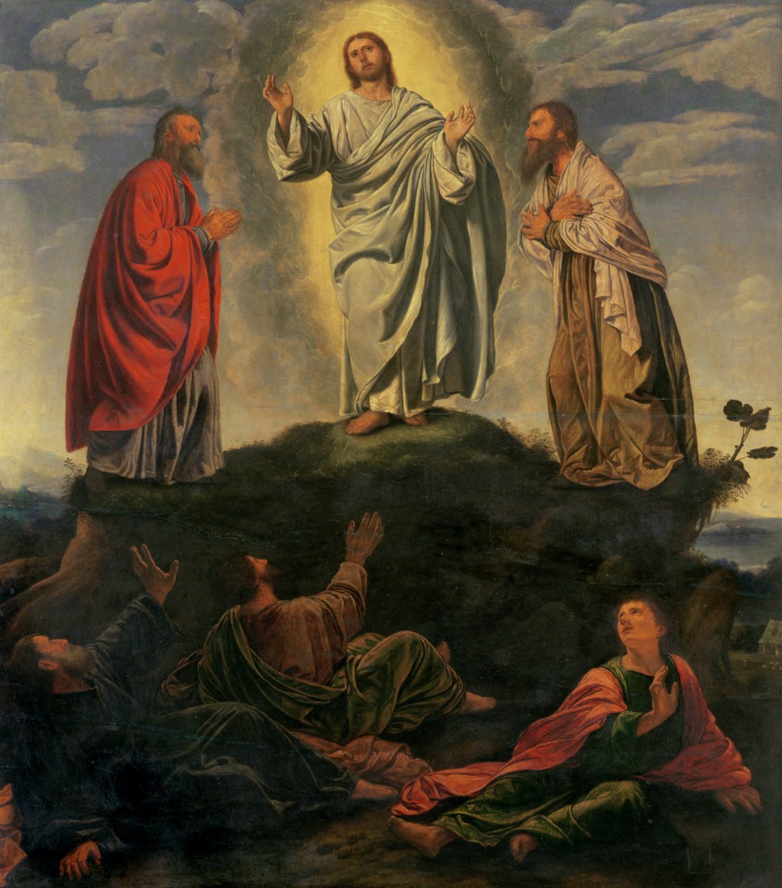 De Transfiguratie, c.1527-33 door Giovanni Girolamo Savoldo