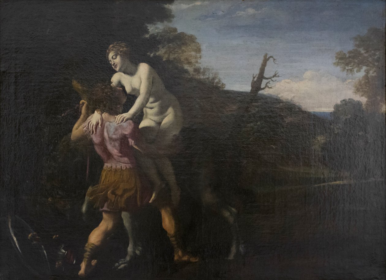 Roger bevrijdt Angelica door Giovanni Lanfranco