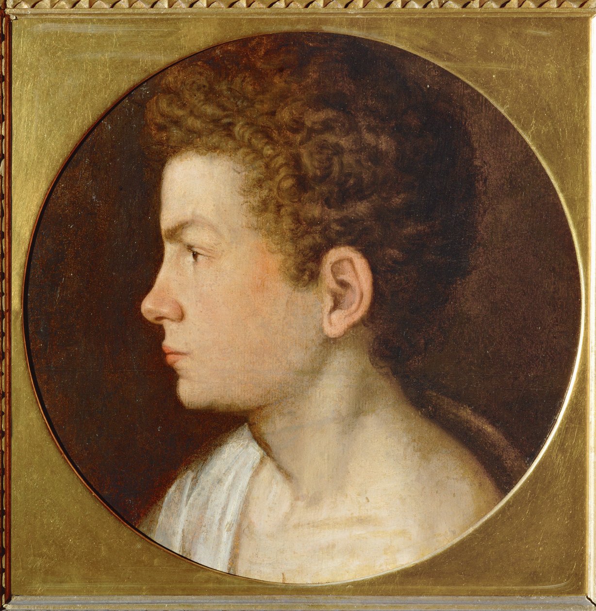 Zelfportret ... (schilderij op doek) door Giovanni Paolo Lomazzo