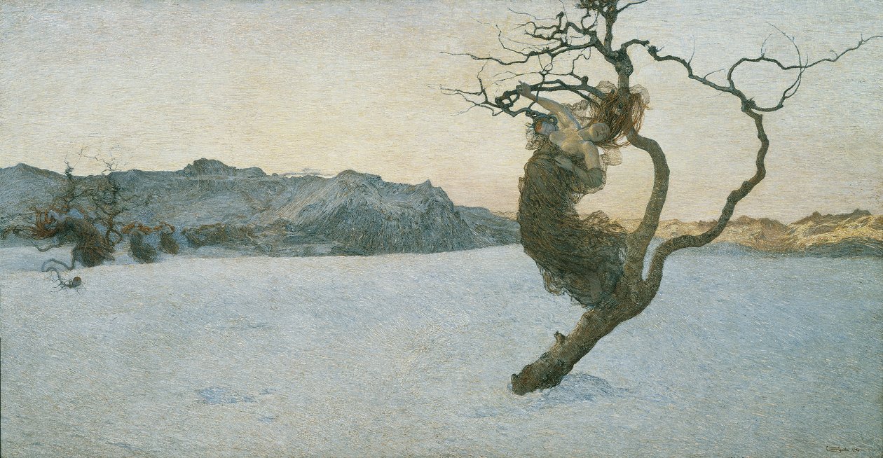 De slechte moeders door Giovanni Segantini