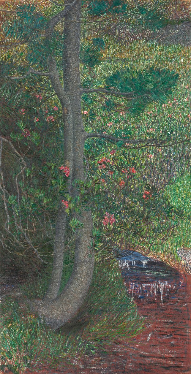 Pijnboom, ca. 1897 door Giovanni Segantini