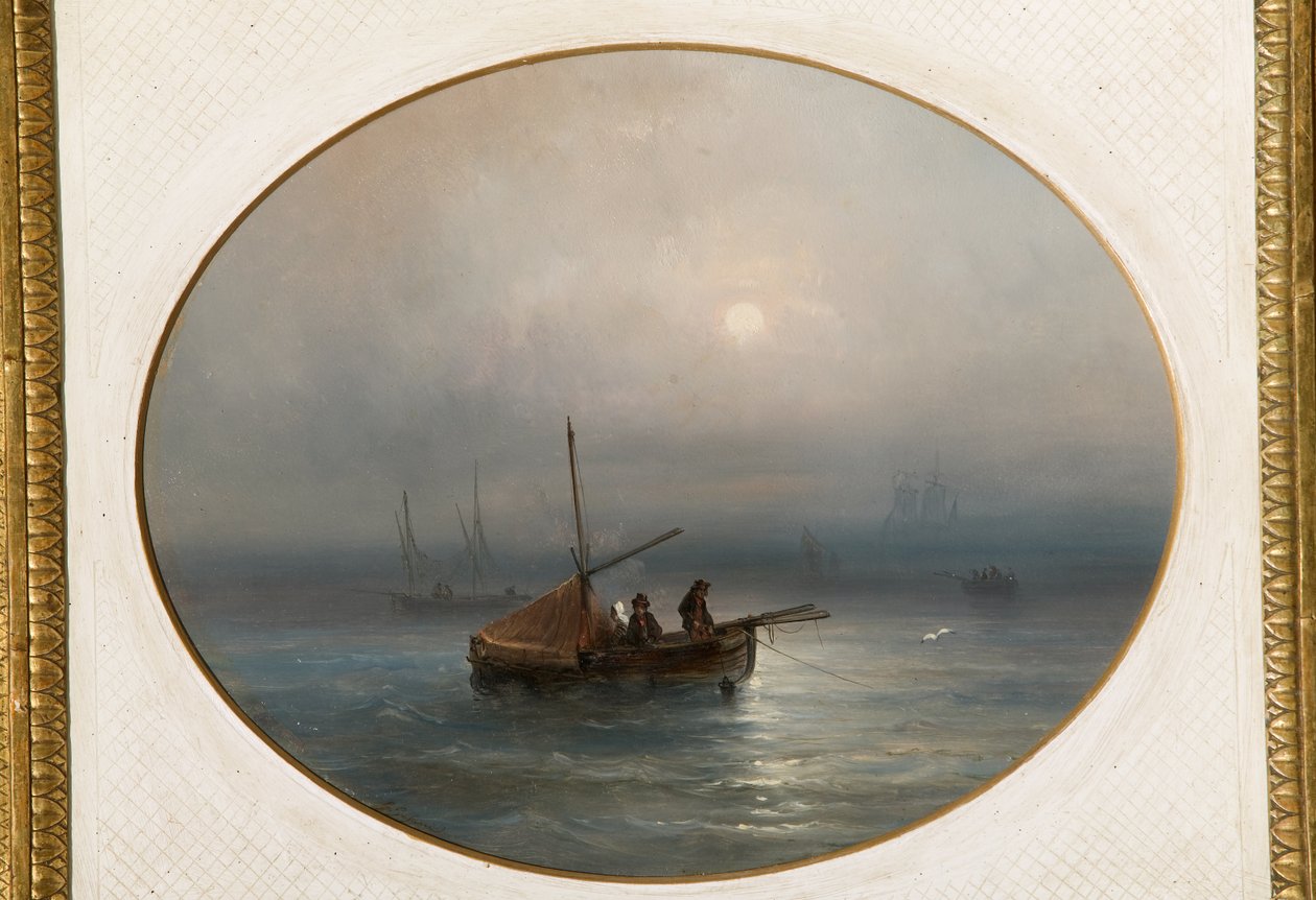 Marina met boten door Giovanni Susani