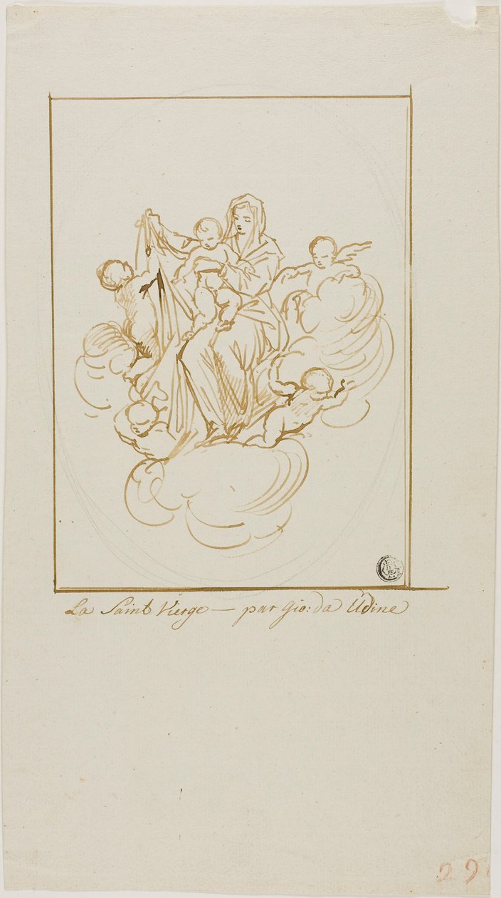 Heilige Maagd door Giovanni da Udine