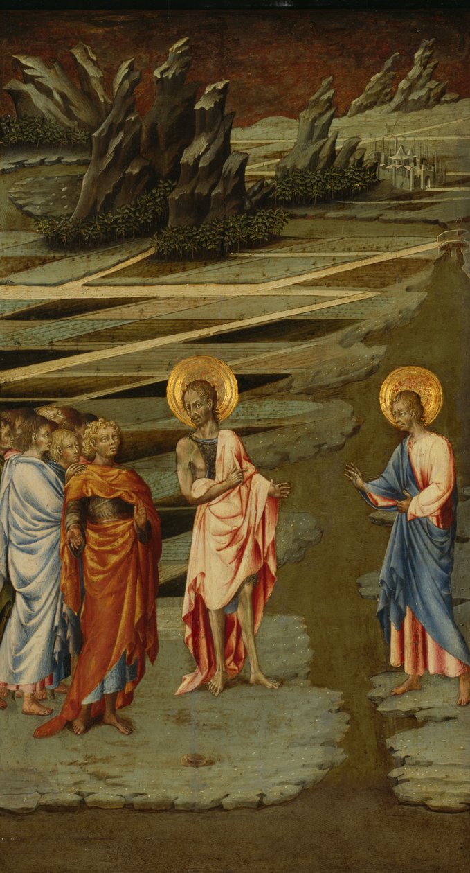 Ecce Agnus Dei door Giovanni di Paolo