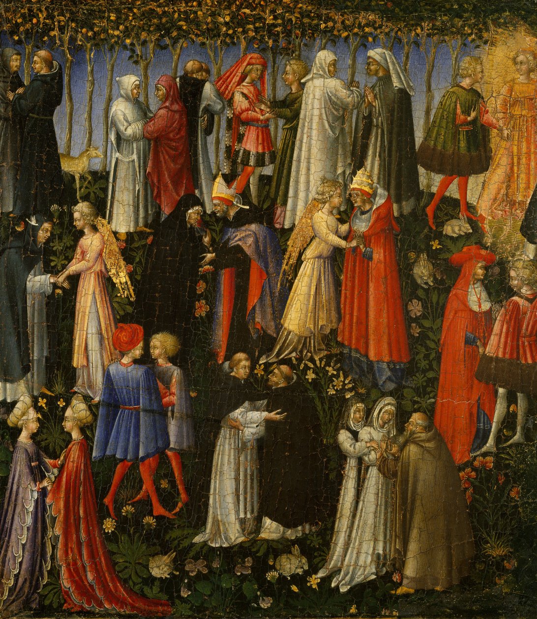 Paradijs door Giovanni di Paolo