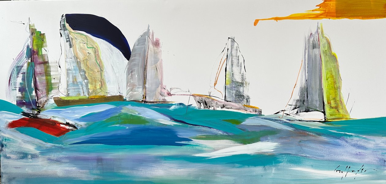 Een ander spel (schilderij) door Gisela Gaffoglio