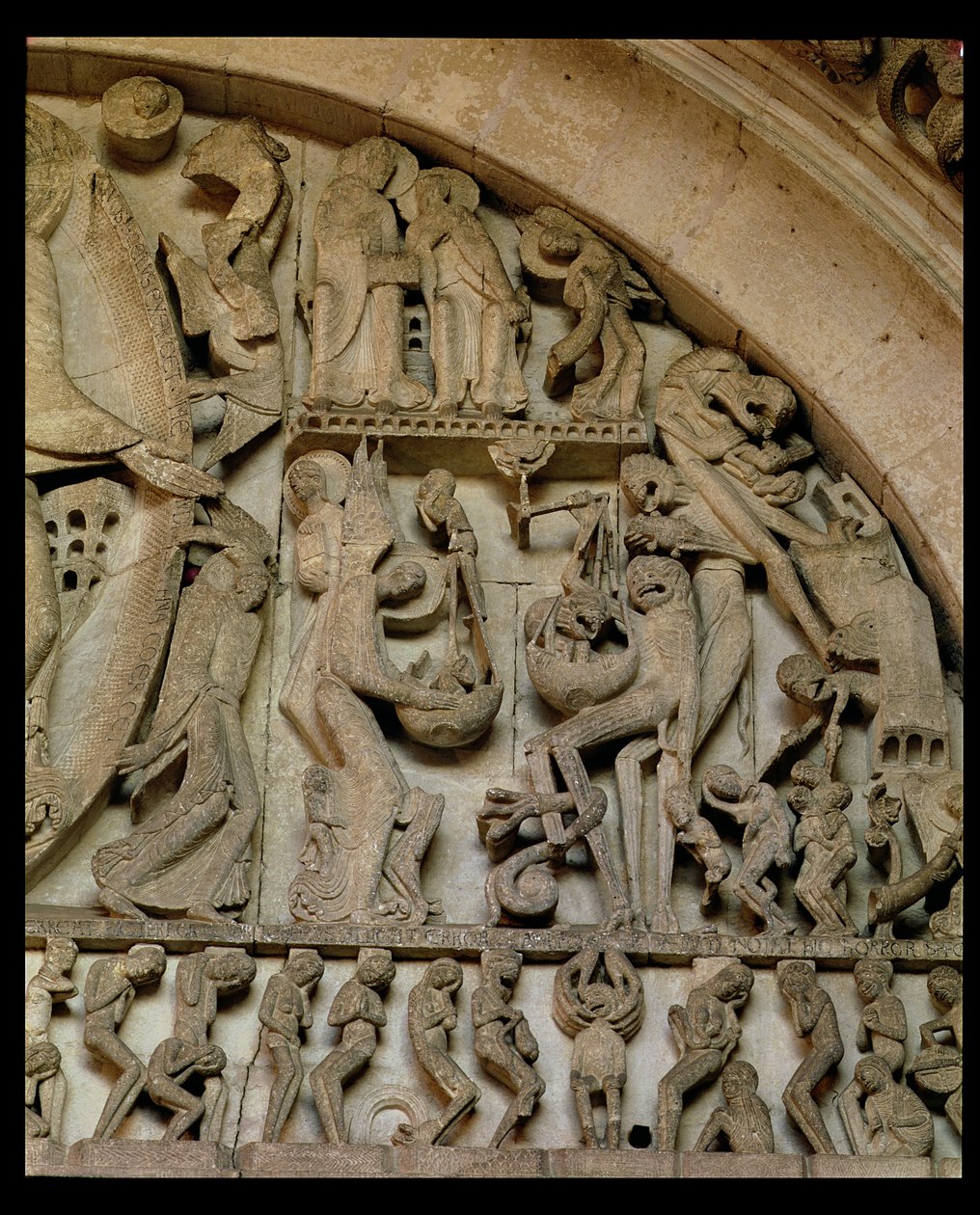 Westportaal (detail) door Gislebertus