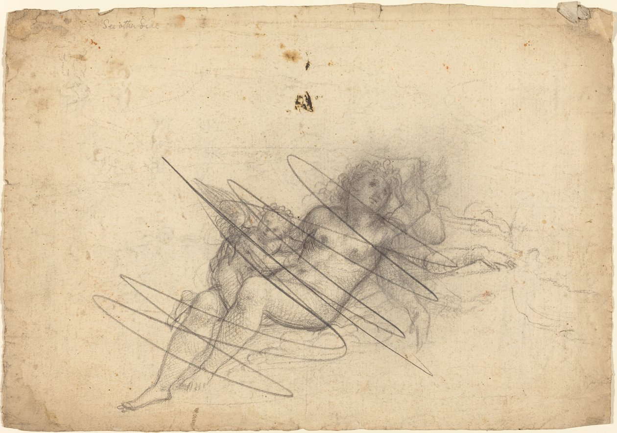 Venus en Cupido door Giulio Campi