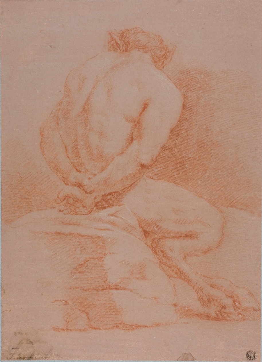Sater (Achteraanzicht) door Giulio Carpioni