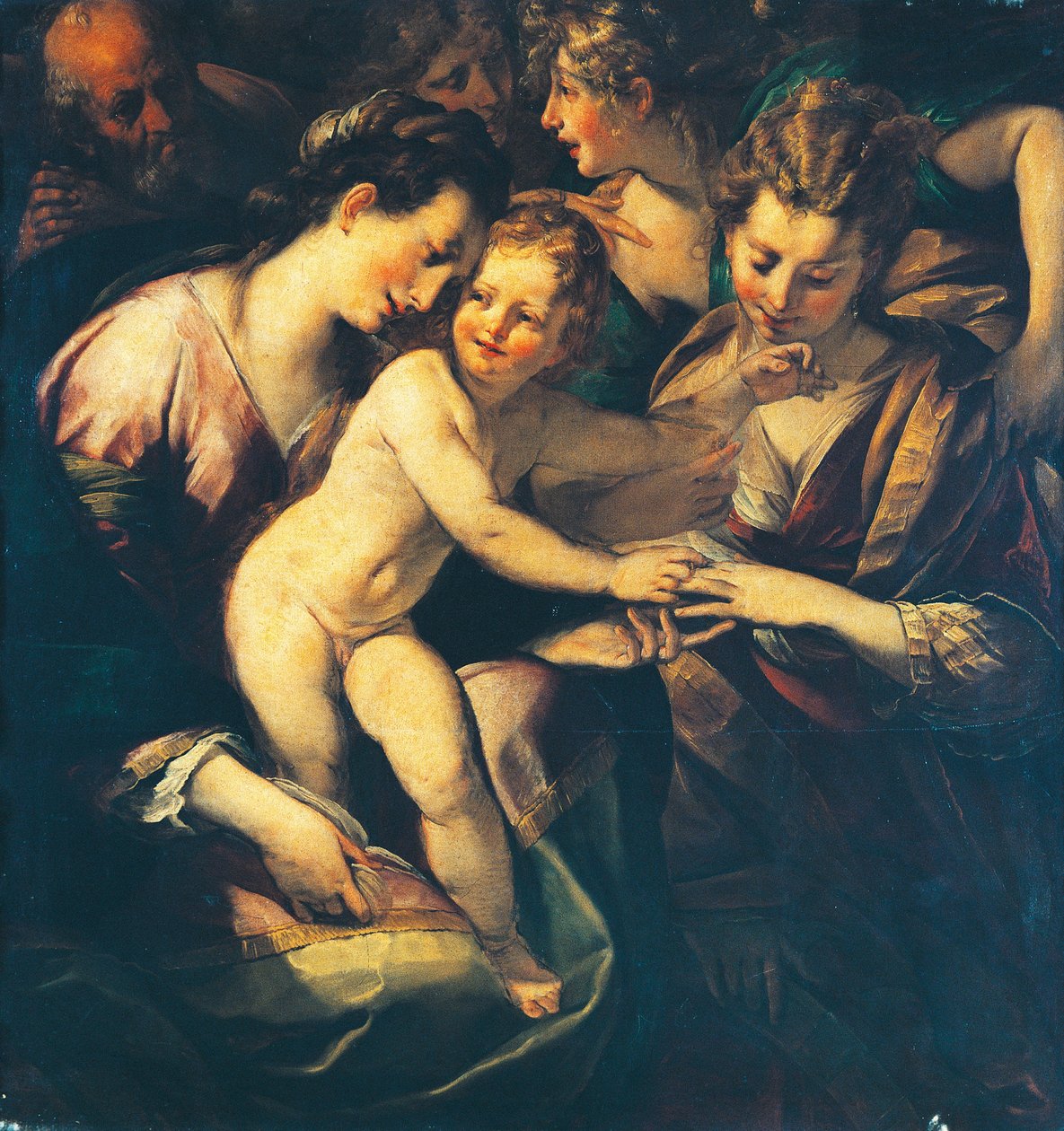 Mystieke huwelijk van St. Catherine door Giulio Cesare Procaccini