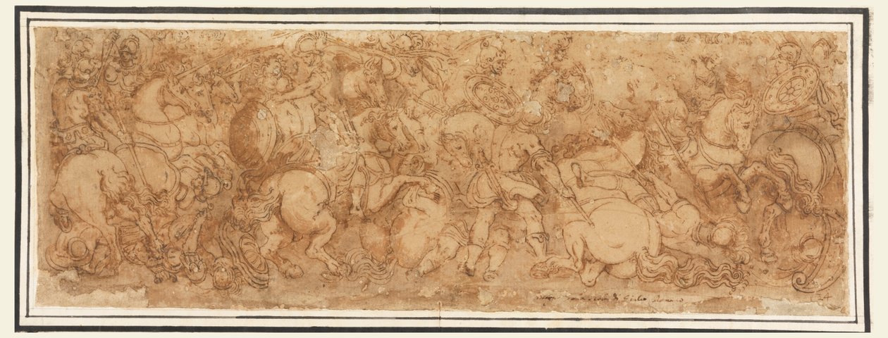 Slagveld door Giulio Romano