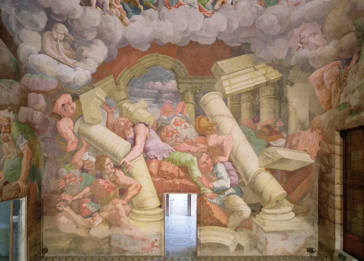 Kamer van de reuzen door Giulio Romano