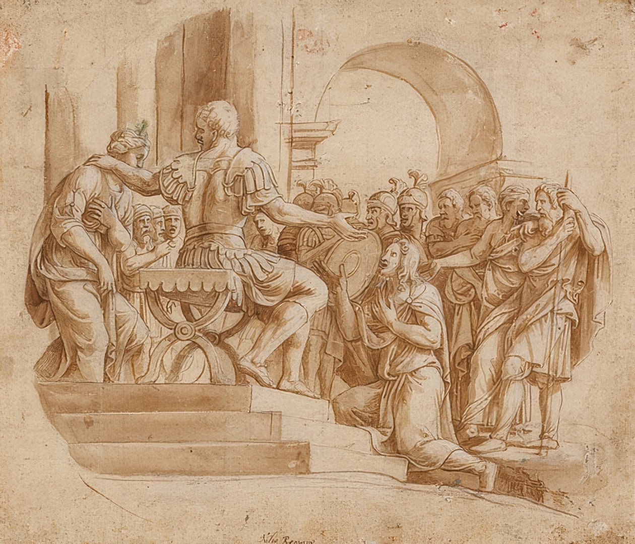 De onthouding van Scipio door Giulio Romano