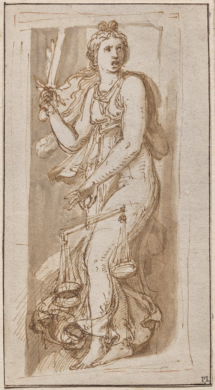 Gerechtigheid door Giulio Romano