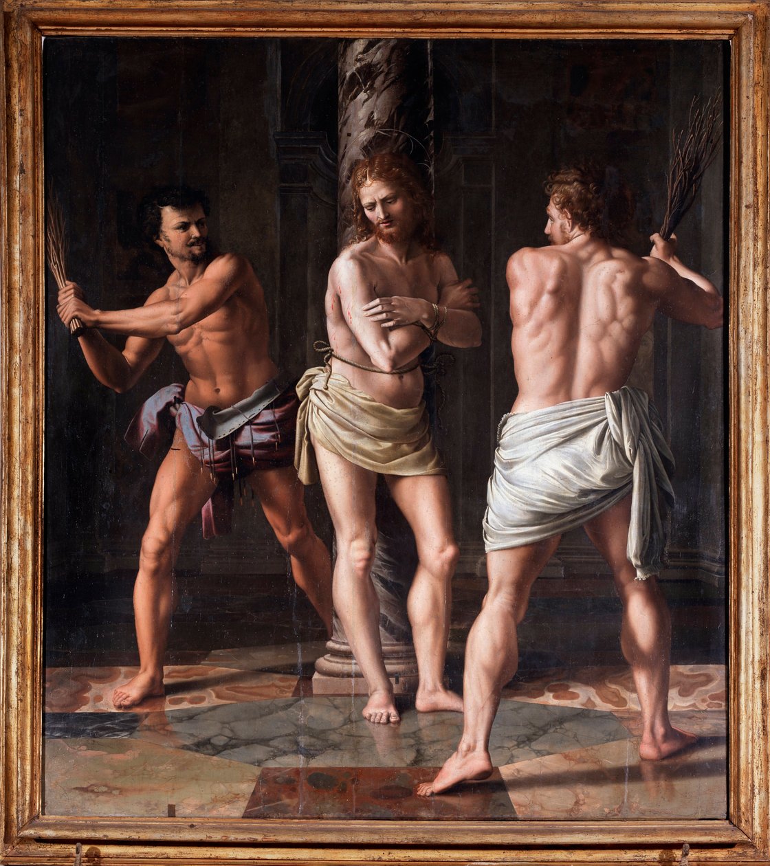 De geseling van Christus door Giulio Romano