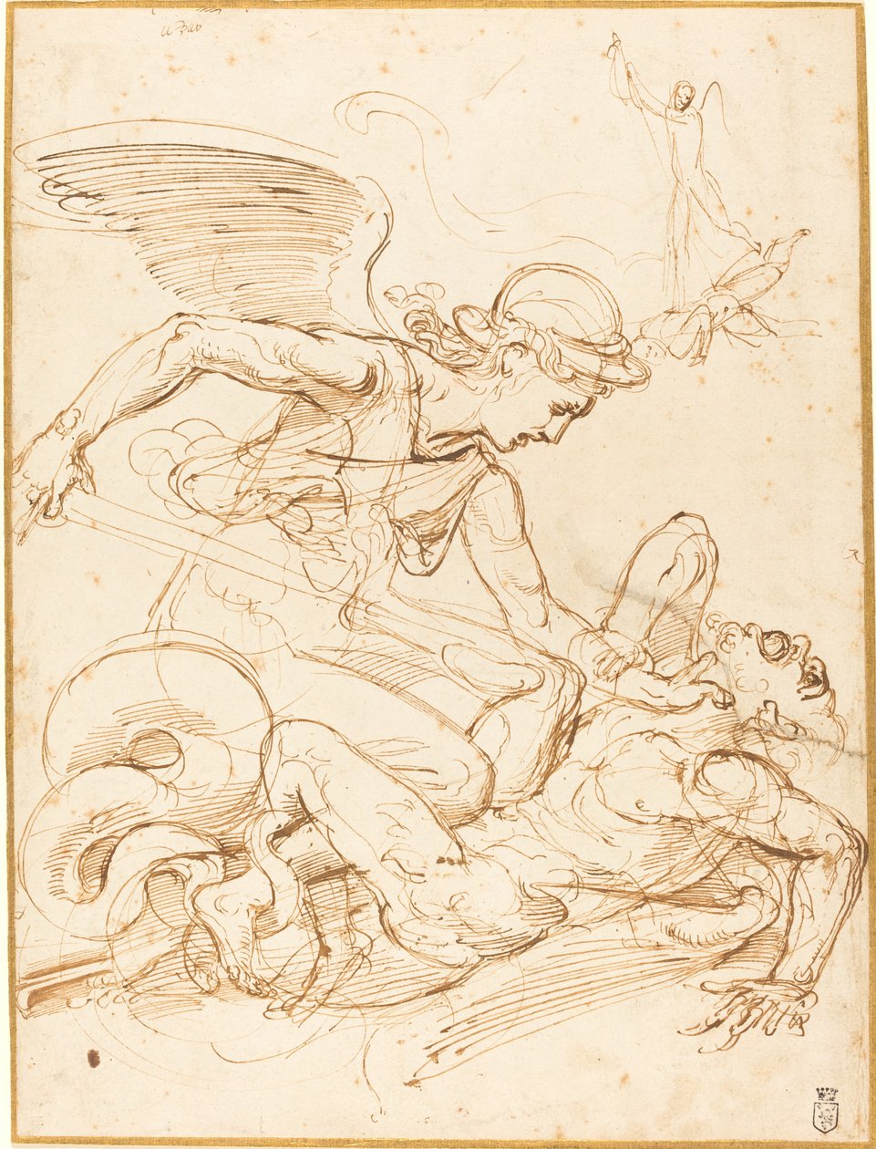 Sint Michaël door Giulio Romano