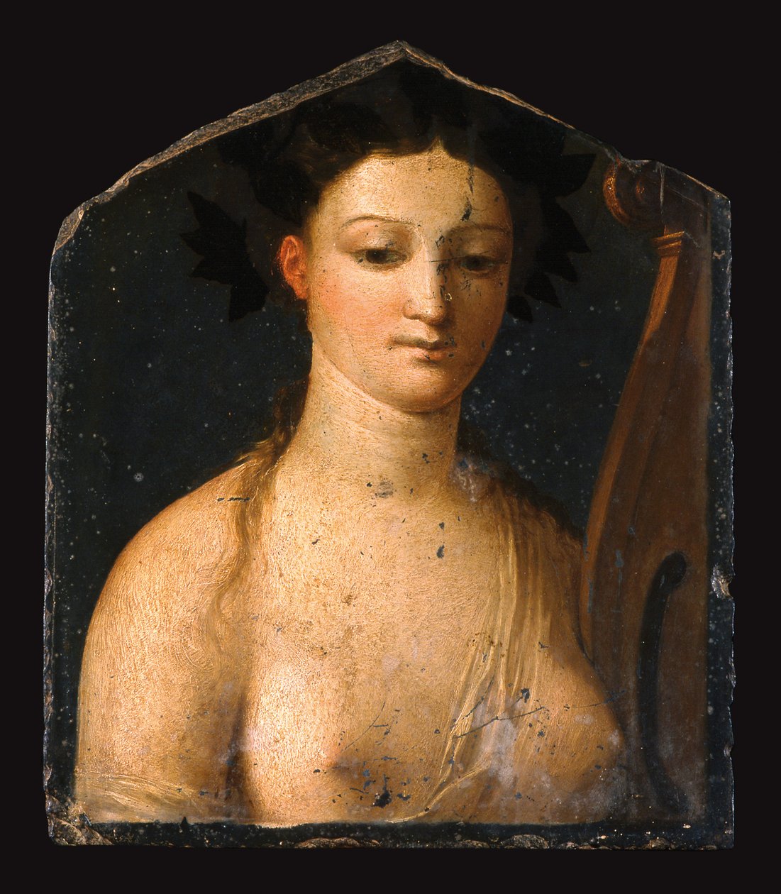 De Muze Polyhymnia door Giulio, Romano