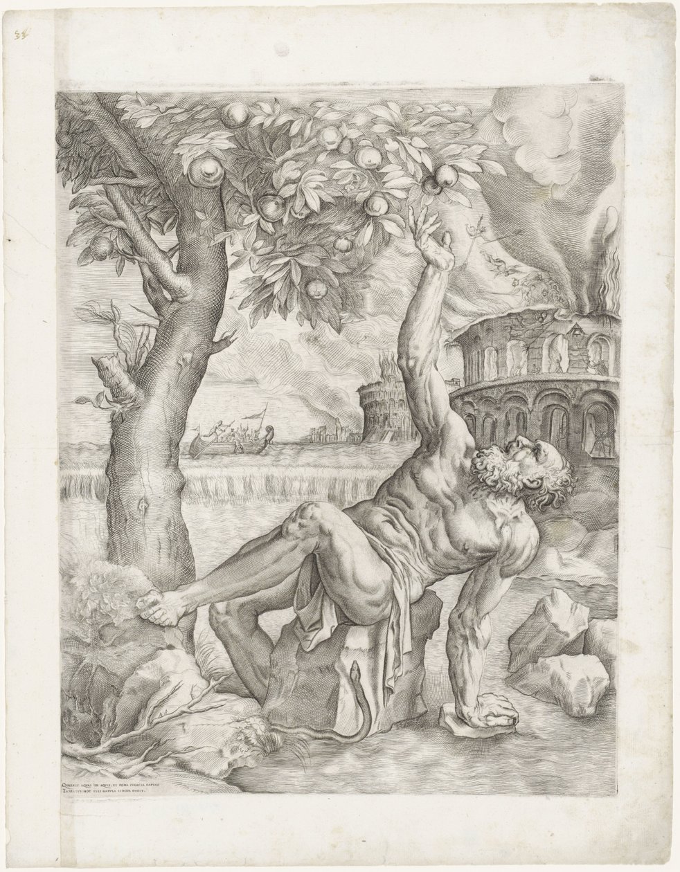 Tantalus door Giulio Sanuto