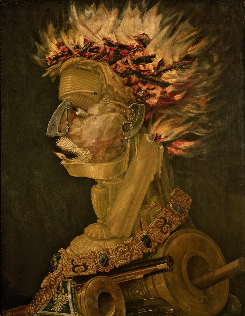 Brand, 1566 door Giuseppe Arcimboldo
