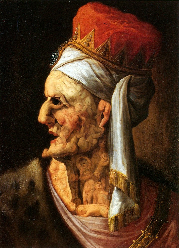 Hoofd van Herodes door Giuseppe Arcimboldo