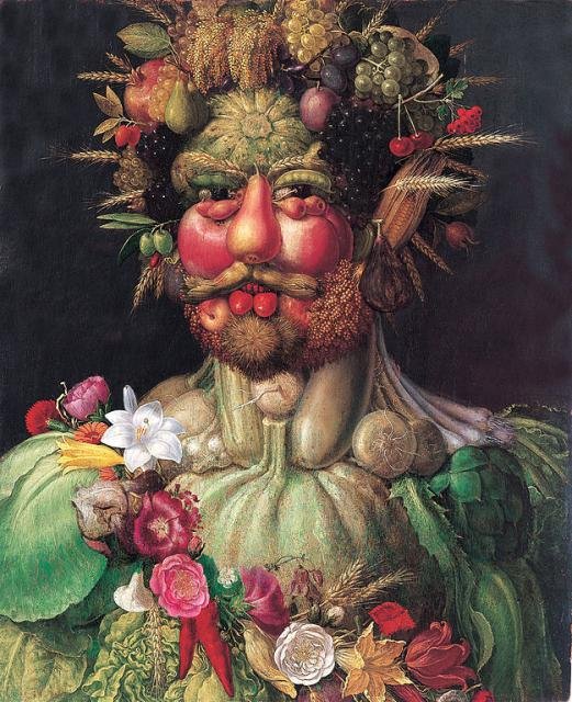 Rudolf II als Vertumnus door Giuseppe Arcimboldo