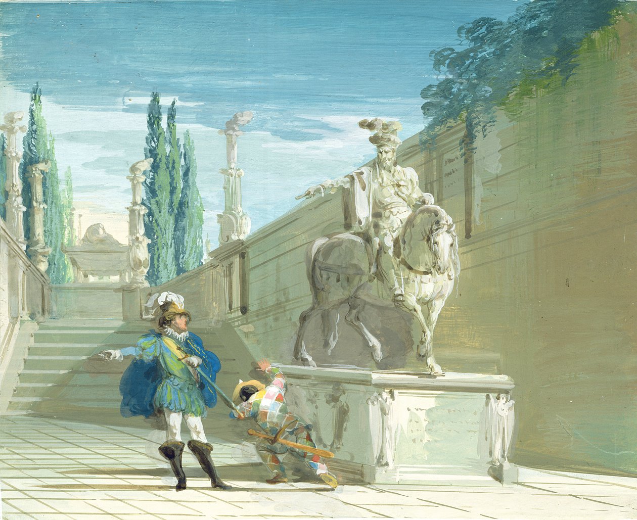 Don Juan, De Uitdaging door Giuseppe Bernardino Bison