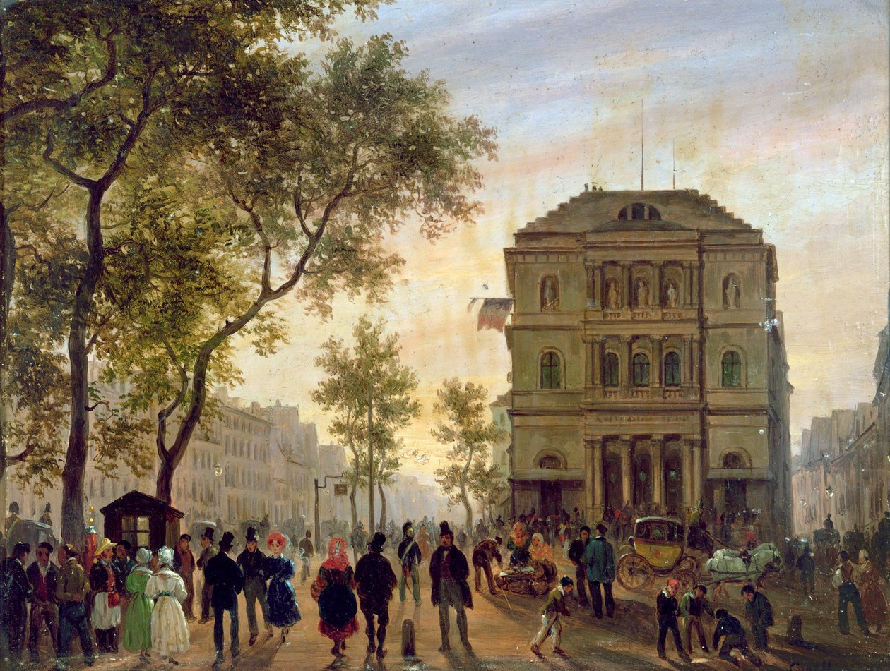 Boulevard Saint-Martin en het Théâtre de l