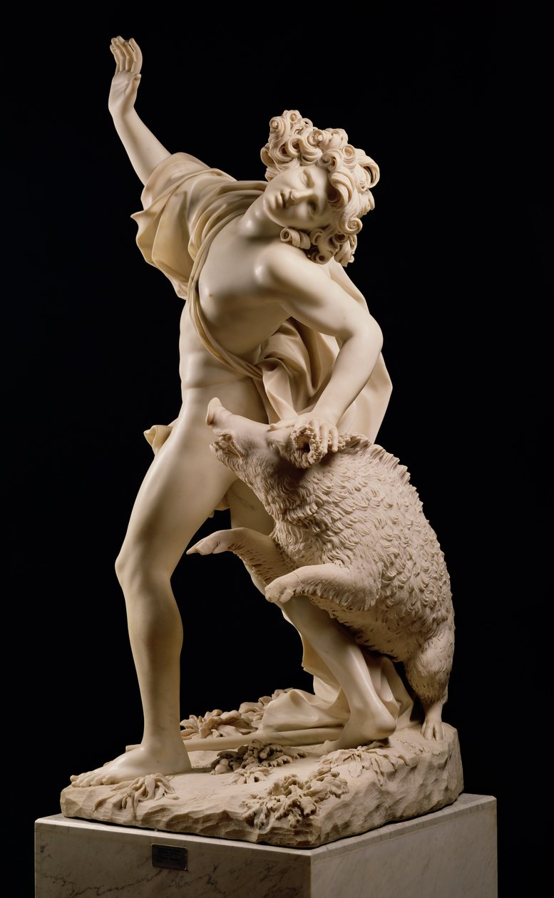 De Dood van Adonis, 1709 door Giuseppe Mazzuoli