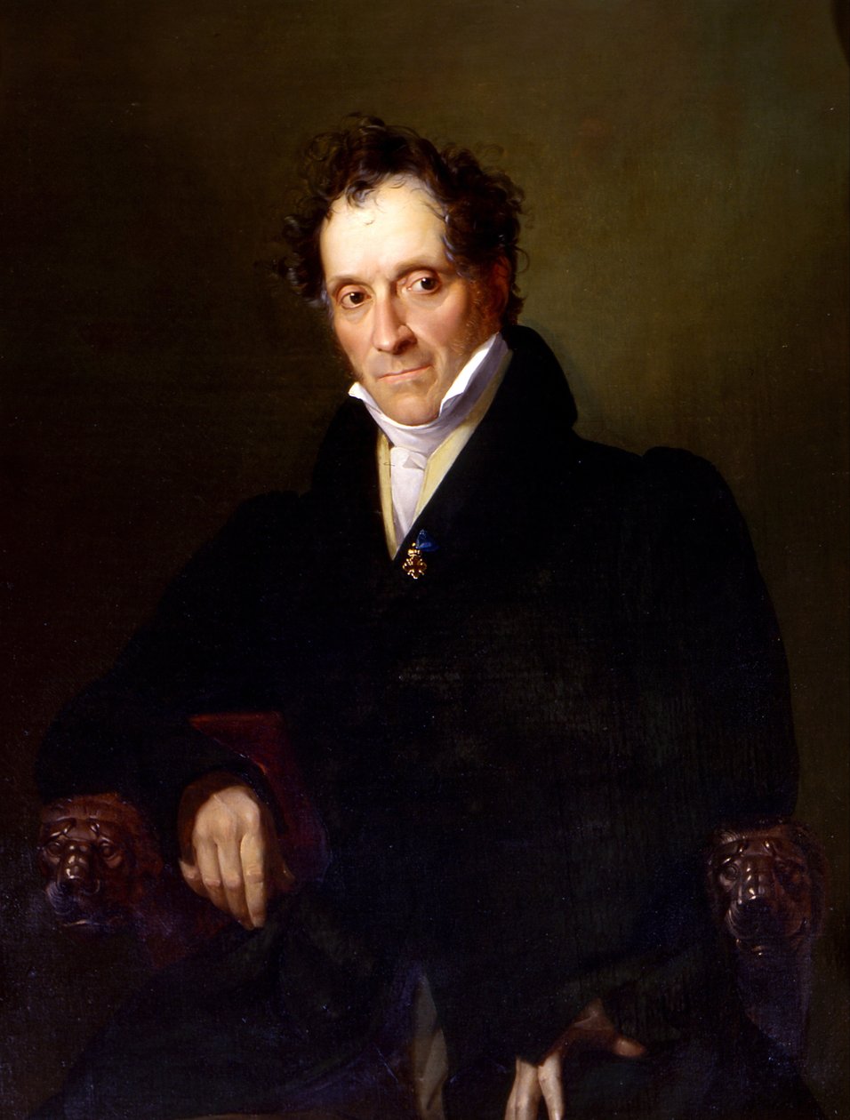 Portret van Giuseppe Poldi Pezzoli door Giuseppe Molteni