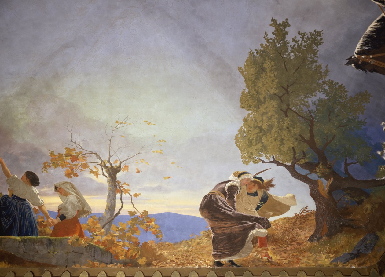 Herfst, eind 19e eeuw door Giuseppe Sciuti