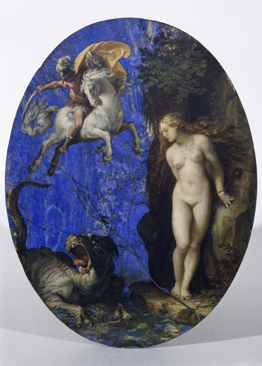 Perseus en Andromeda door Giuseppe Cesari