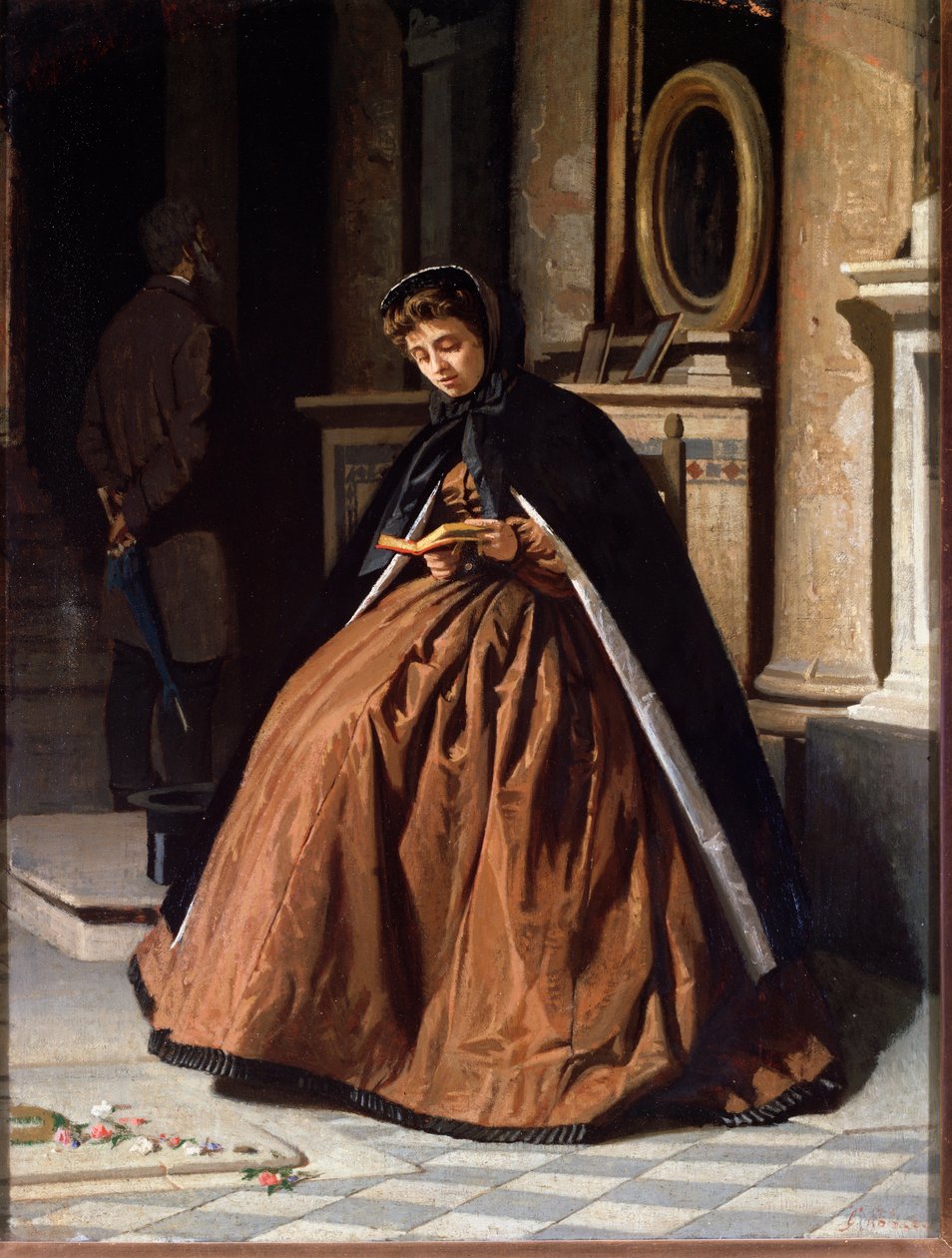 Het gebed door Giuseppe Abbati