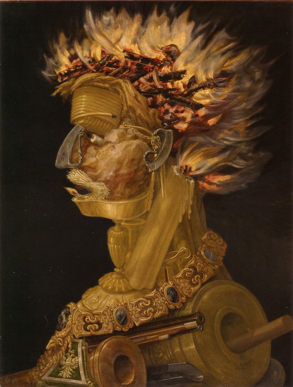 Duits: Feuer Brand door Giuseppe Arcimboldo