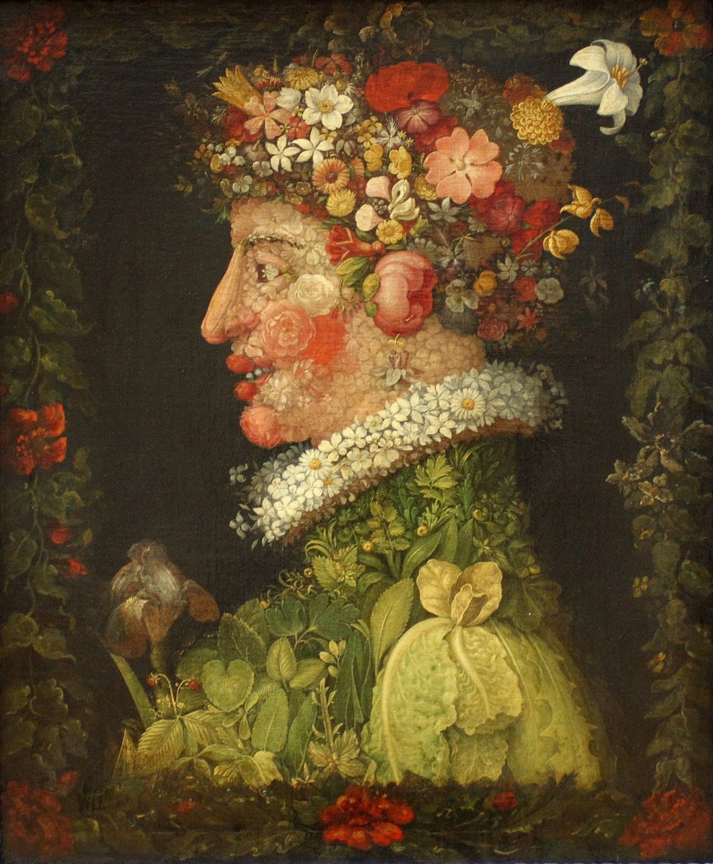 Lente, 1573 door Giuseppe Arcimboldo