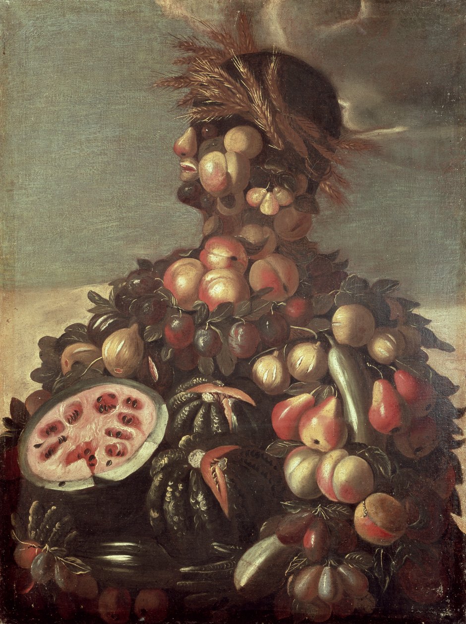 Zomer door Giuseppe Arcimboldo