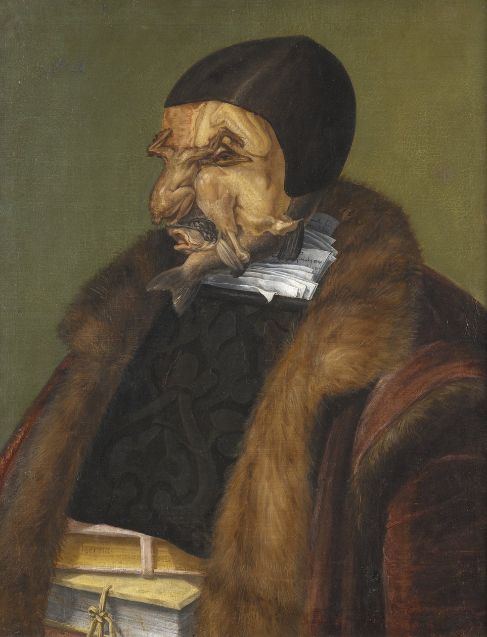 De advocaat door Giuseppe Arcimboldo