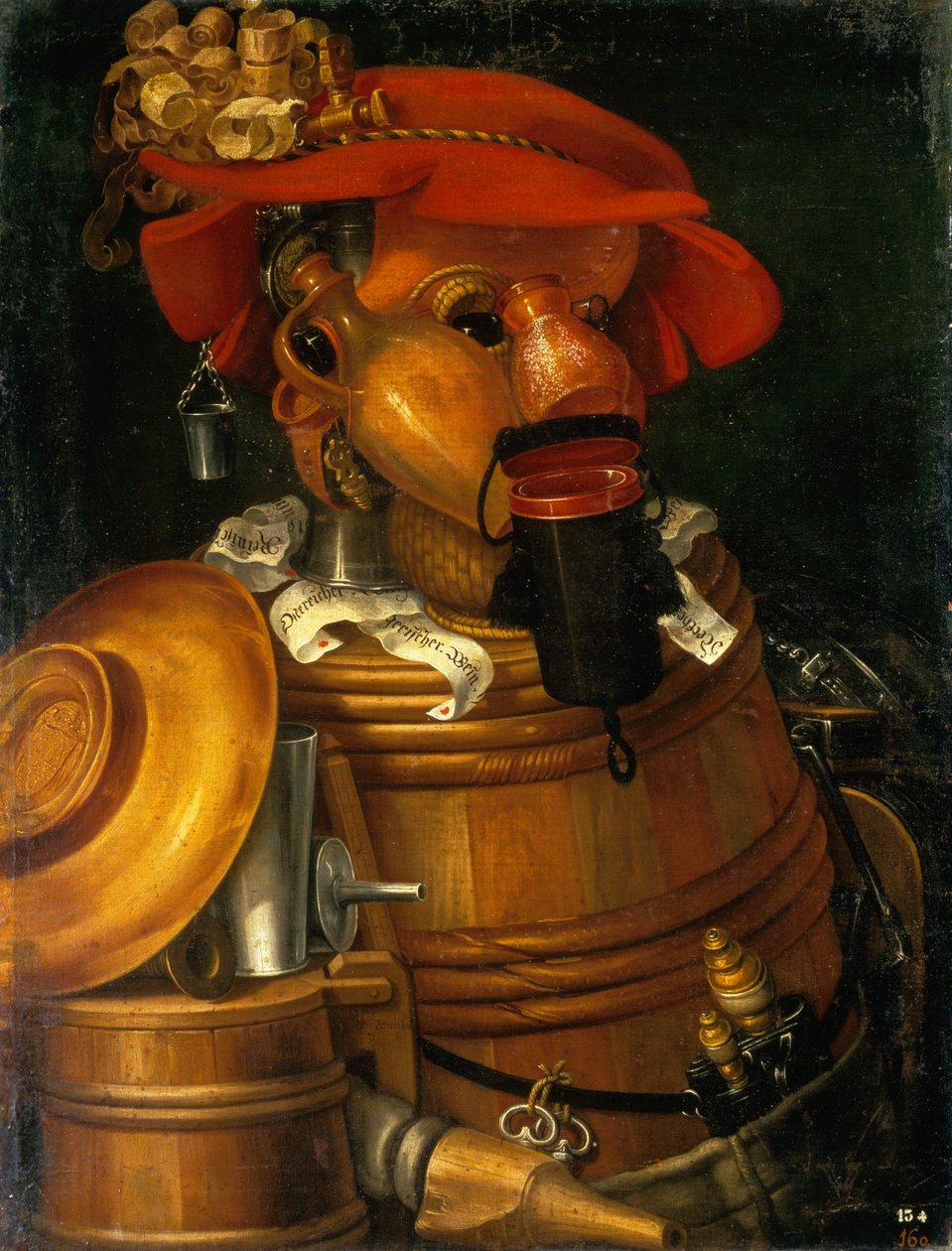 De ober door Giuseppe Arcimboldo