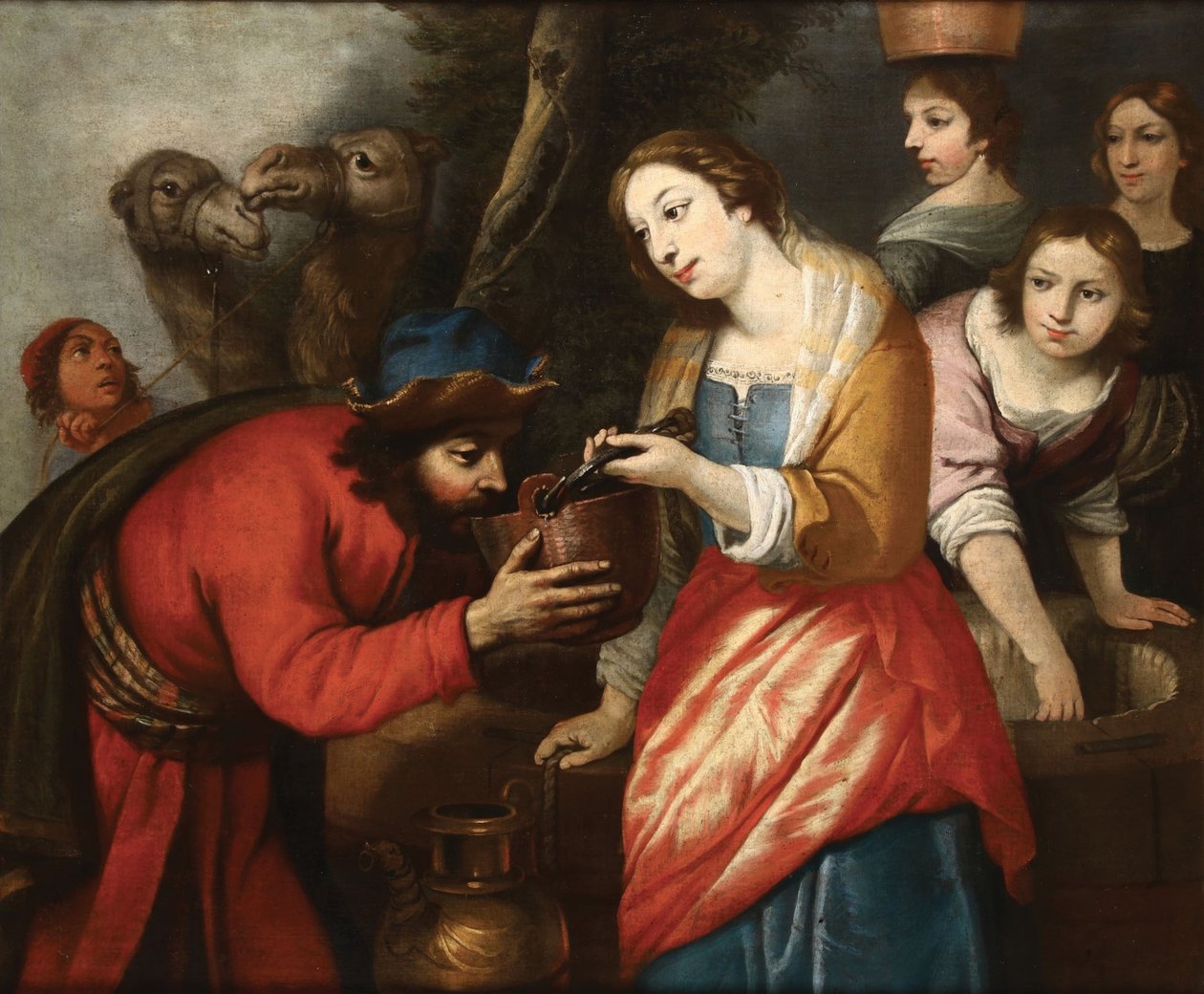 Giuseppe Badaracco, Rebecca bij de bron door Giuseppe Badaracco