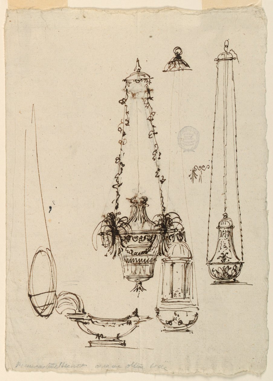 Altaarlampen, Wierookvaten, Wierookboot door Giuseppe Barberi