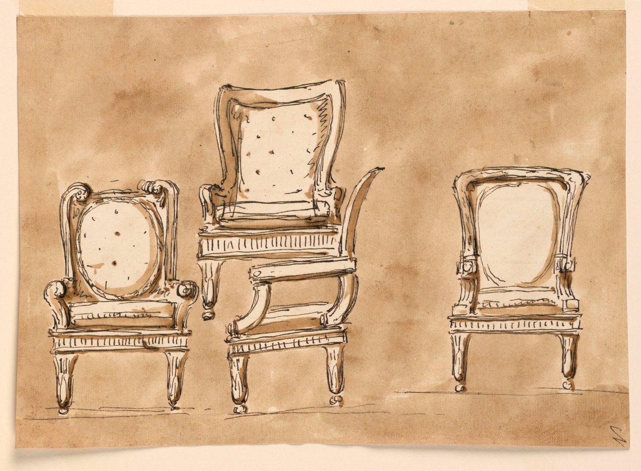 Stoelen door Giuseppe Barberi