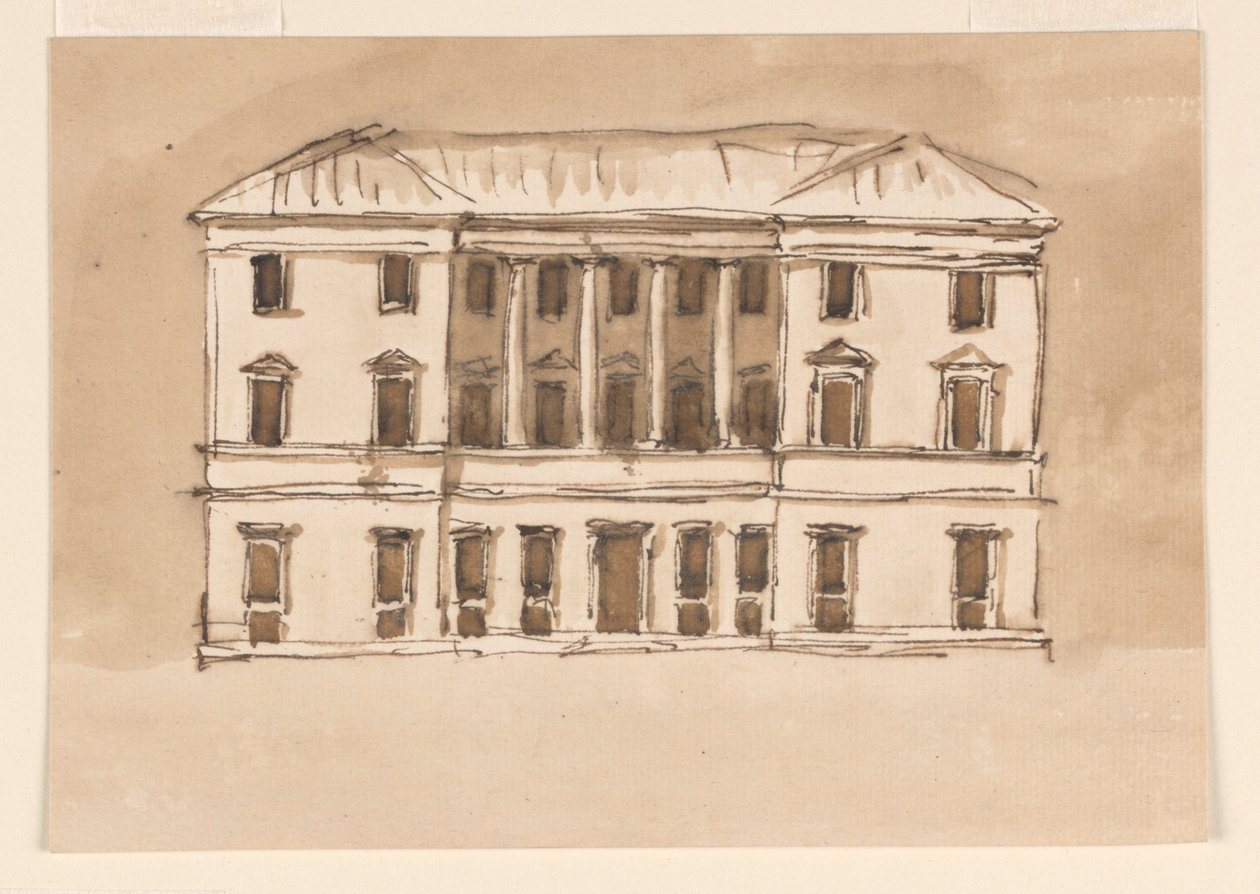 Verhoging van een Stadshuis door Giuseppe Barberi